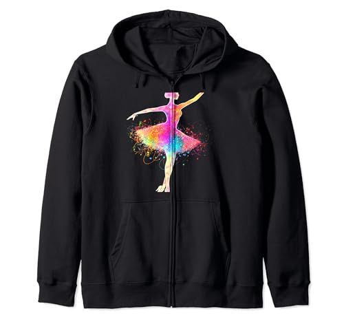 Ballerina Gifts Retro Vintage Sunset Ballet Dancer Dancing Sudadera con Capucha