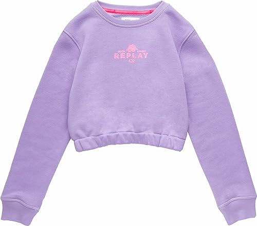 Sweater cache-épaules Replay Sg2321 en viscose et coton pour fille
