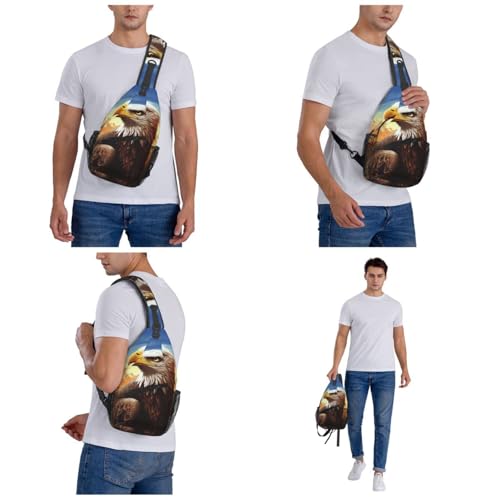 Sling Bag para mujeres y hombres bolsa cruzada miniatura 6