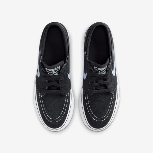 Nike SB Stefan Janoski Big Kids' Skate Shoes (Black/Black/White/White)4