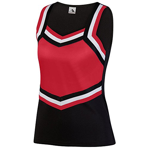 Augusta Sportswear Girls' Large 9141, Black/Red/White