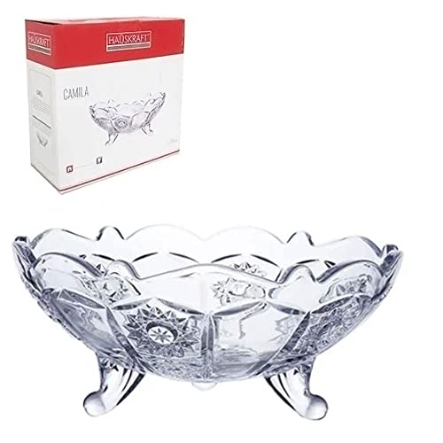 Prato decorativo centro de mesa e fruteira de vidro……