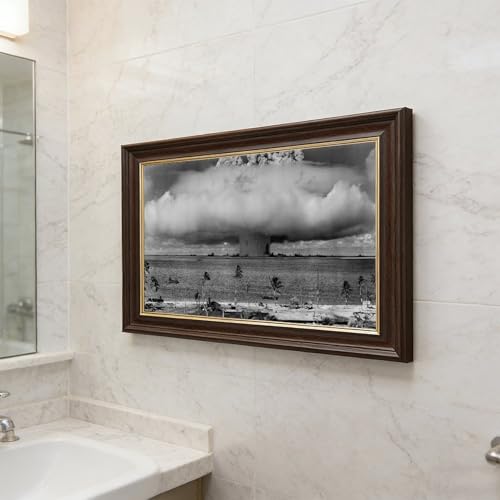 Impression sur toile WC YB Baker 1946 décoration salon 50x75 cm