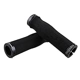 Propalm Handlebar Grips Soft Sponge Lock-on Grips for MTB Folding Bike Black Color