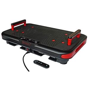 VT027 Vibration Plate Machine – Pivotal Oscillation (5 -14Hz),10mm Amplitude | Patented Aluminum Twin-Coupler Design | Detachable Push-up Bars | Powerful Large Platform in Ultra-Thin Machine Body