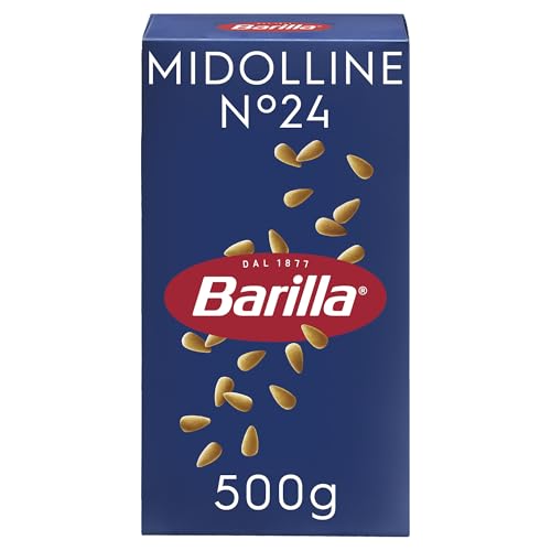 Barilla Pasta Midolline Semola Di Grano Duro N.24, Pastina Per Minestre E Passate, 500G