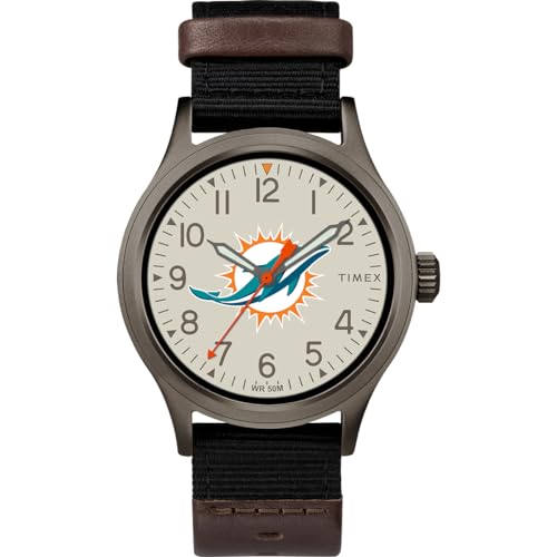 Timex Men's NFL Clutch Miami Dolphins TWZFDOLMBYZ