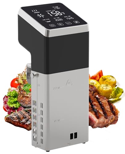 Commercial Sous Vide Precision Cooker 1400W | Fast-Heating Immersion Circulator | Thermal Sous Vide Machine with Accurate Temperature & Timer | IPX7 Waterproof | Quiet | For Restaurants & Home Kitchen
