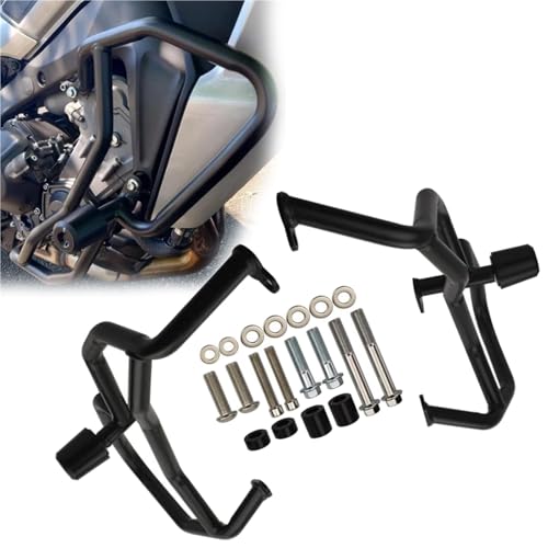 Pare-chocs moteur Yamaha Tracer 9 GT 2021-2024 barre de protection noir