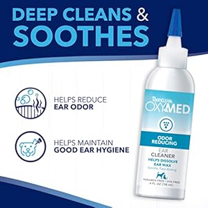TropiClean-Oxymed-Cat-Dog-Ear-Cleaner-Solution-Care-Solution-for-Pet-Ears-Suitable-for-Dogs-Cats-1-Gallon - Cucciolini Doodles   TropiClean-Oxymed-Cat-Dog-Ear-Cleaner-Solution-Care-Solution-for-Pet-Ears-Suitable-for-Dogs-Cats-1-Gallon