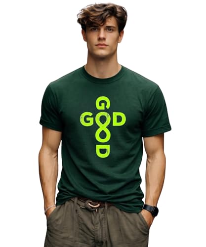 Image of INKKR Regular Fit Half Sleeves Round Neck Typographic Printed Cotton T-Shirt