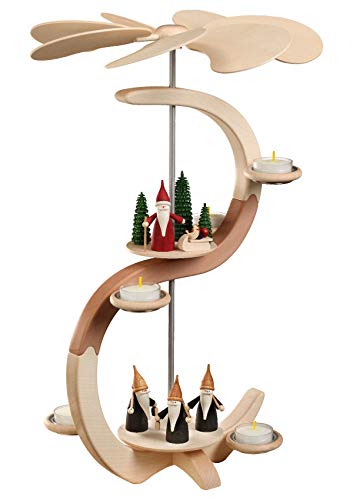 Seiffener Volkskunst 2-Tier Christmas Pyramid SV 16301