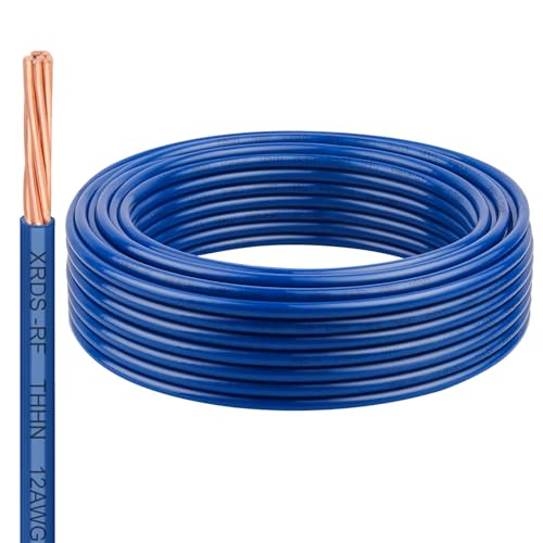 Image of 12 AWG THHN Stranded Bare Copper Wire 25FT Grounding Wire, Electrical Wire, 600V Rated Building Wire, Ideal for Panel Wiring, Grounding, Lighting Circuits, Control Systems