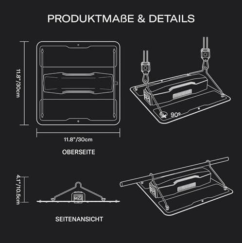 Niello® Reflector 50W LED Pflanzenlampe, LED Grow Light Vollspektrum Pflanzenlicht Led Grow Lampe nur 1 cm Dick mit Schalter für Zimmerpflanzen Gemüse und Blumen 5 Niello® Reflector 50W LED Pflanzenlampe, LED Grow Light Vollspektrum Pflanzenlicht Led Grow Lampe nur 1 cm Dick mit Schalter für Zimmerpflanzen Gemüse und Blumen – Bild 5