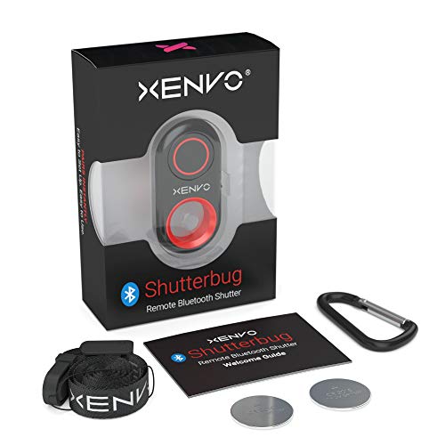 image for Xenvo Shutterbug - Camera Shutter Remote Control - Bluetooth Wireless 