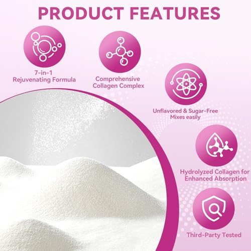 Mclovefy Multi Collagen Peptides Powder 16oz Unflavored — view 7