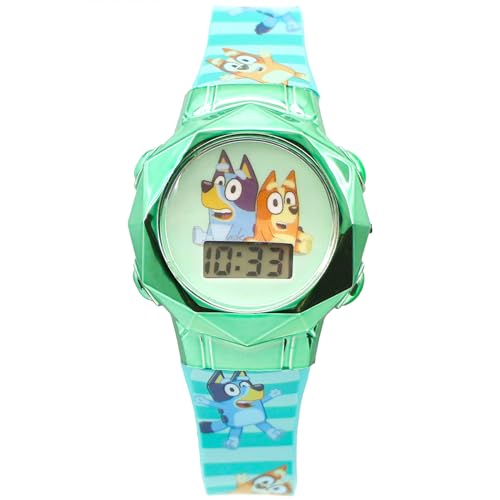 Accutime Bluey and Bingo Striped Kids Digital Watch
