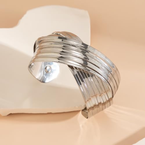 Image of Shining Diva Fashion Gold Plated Stylish Kada Bangle Cuff Bracelet for Women & Girls