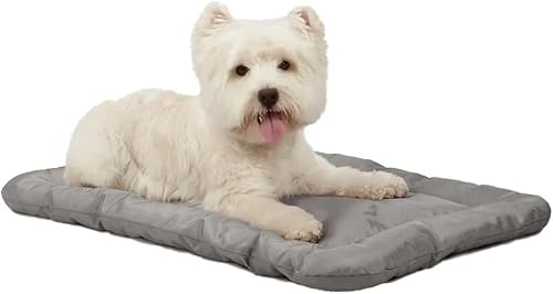 Miniatura 6 de Alfombrillas resistentes a los mordedores, color gris, para perros, camas reforzadas para perros (pequeñas)