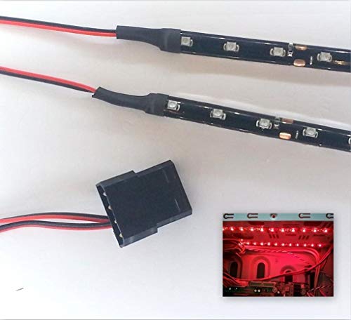 Top LED - Strisce luminose per modding PC (9 LED x...