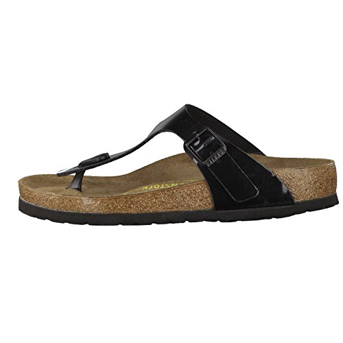 Image of Birkenstock Schuhe Gizeh Birko-Flor Normal, Black, 42