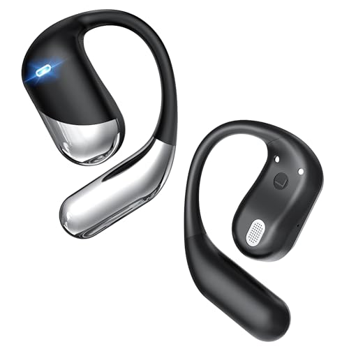 Écouteurs sans fil oreille ouverte, Bluetooth, 80h autonomie