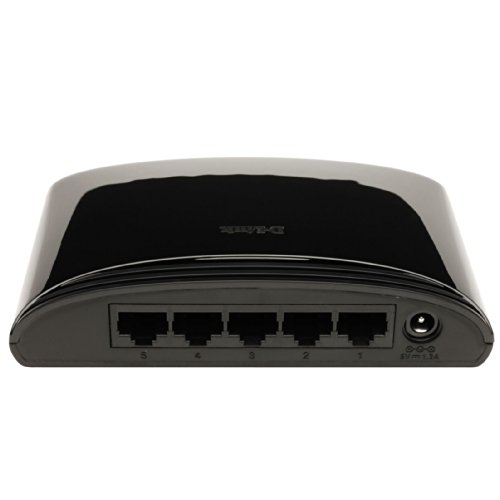 Switch de red no gestionable D-Link de 5 puertos Fast Ethernet para internet estable 2