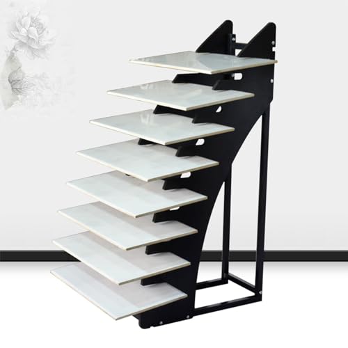 Présentoir vertical pour carrelage à structure multicouche en acier - 6