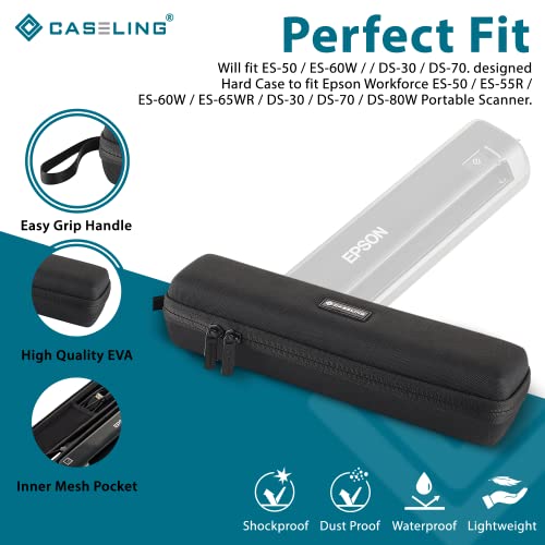 Caseling Case Fits Epson Workforce ES-50 / ES-60W / DS-30 / DS-70 Portable Document & Image Scanner の商品画像 3