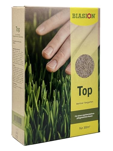 Biasion® TOP Rasensamenmischung für Rasen mit hohem ästhetischen Wert – 1 kg/30 m²