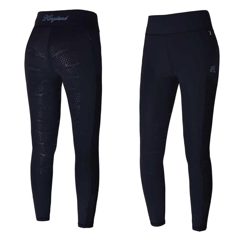 Kingsland KLkatinka Reitleggins Reithose Full Grip Tights Navy