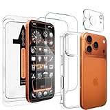 【Protection complète et résistance supérieure】Le protecteur d'écran en verre trempé d'une dureté de 9H protège contre les rayures, les chocs et les chutes. Un protecteur d'objectif transparent protège votre précieux objectif, garantissant des photos et des vidéos impeccables à chaque fois.