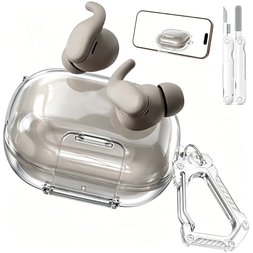 Wowwat for Beats Powerbeats Fit �P�[�X �N���A ���b�N�N���b�v�Ɠd�b�X�^���h�@�\�t�� Beats Powerbeats Fit�݂̂ɑΉ� �N���A�t�b�N�ƃN���[�j���O�y���t�� ���f�B�[�X �����Y (�N���A)