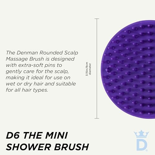 Denman Detangle Hair Brush for Curly Hair & Scalp Massager D6 - Hair Straightening Brush