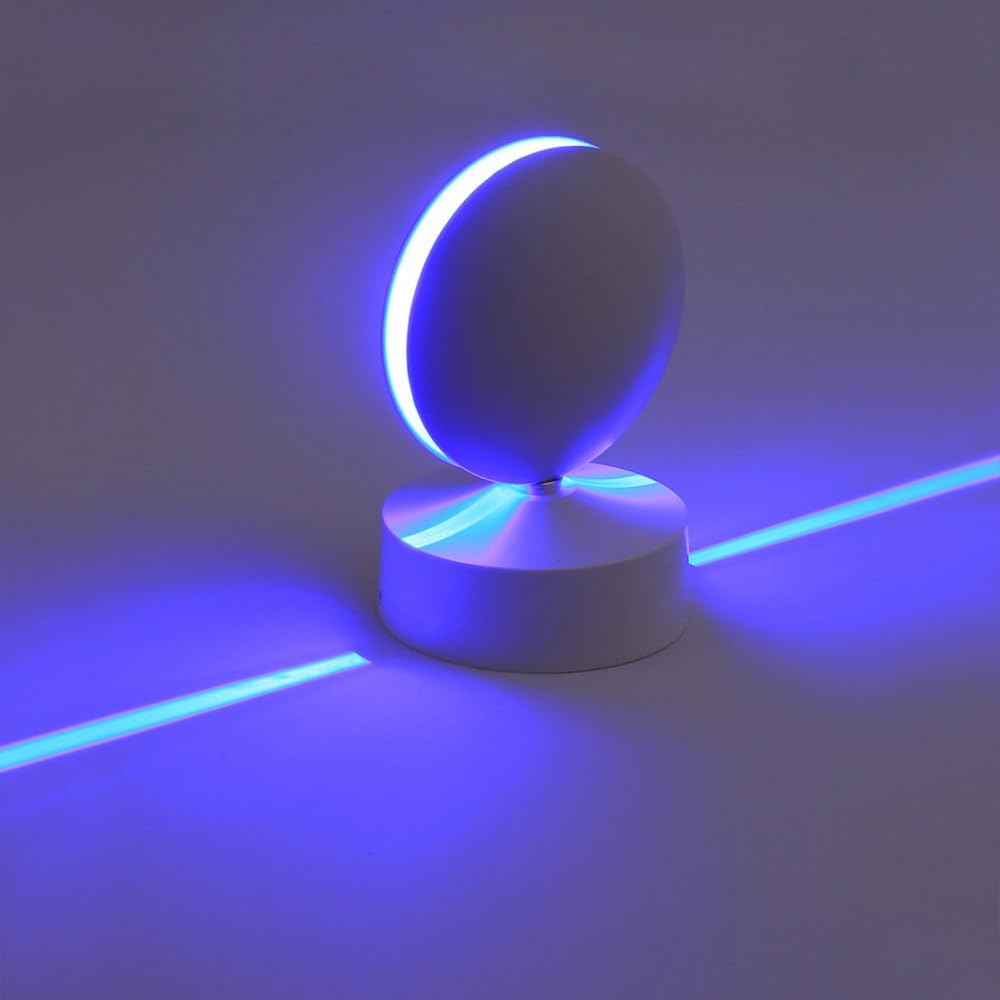 15W LED Outdoor Waterproof Wall Lamp Fixture,360°Circle Indoor Linear Light,RGB Color Change with Remote Control,Window Frame Wall Lights,Flush Mount