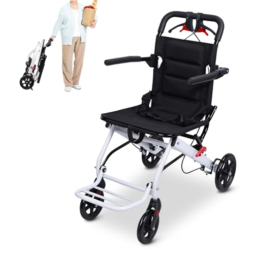 Lightweight Foldable Travel Wheelchair for Adults