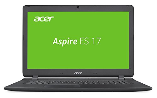 Acer Aspire ES 17 (ES1-732-C5LS) 43,9 cm (17,3 Zoll HD+) Multimedia Laptop (Intel Celeron N3350, 4 GB RAM, 500 GB HDD, Intel HD, Win 10) schwarz