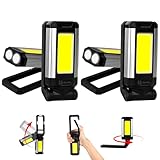 KunHe Magnetic Work Light 4-Pack 1800 mAh Rechargeable Work Light 400 Lumens 7 Modes Suitable for...