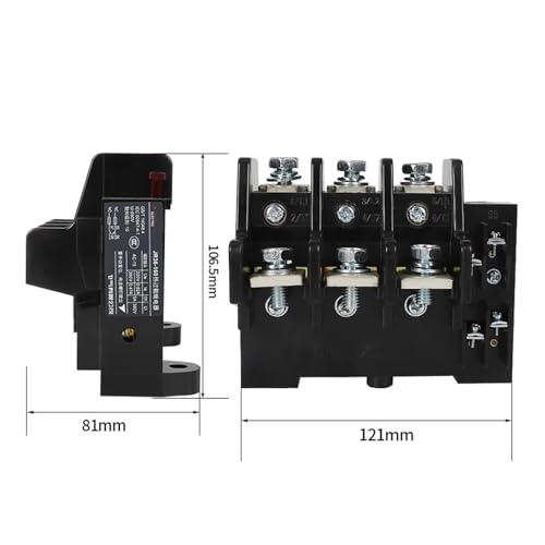 Relé térmico JR36-160 evita fallos por sobrecalentamiento de motor 3