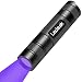 UV Flashlight Black Light, Ledeak Led Ultraviolet Portable Flashlight, Pet Urine Detector Handheld Pocket Blacklight for Invisible Dog Cat Pet Urine, Dry Stains, Bed Bug, Scorpion Hunting, Camping