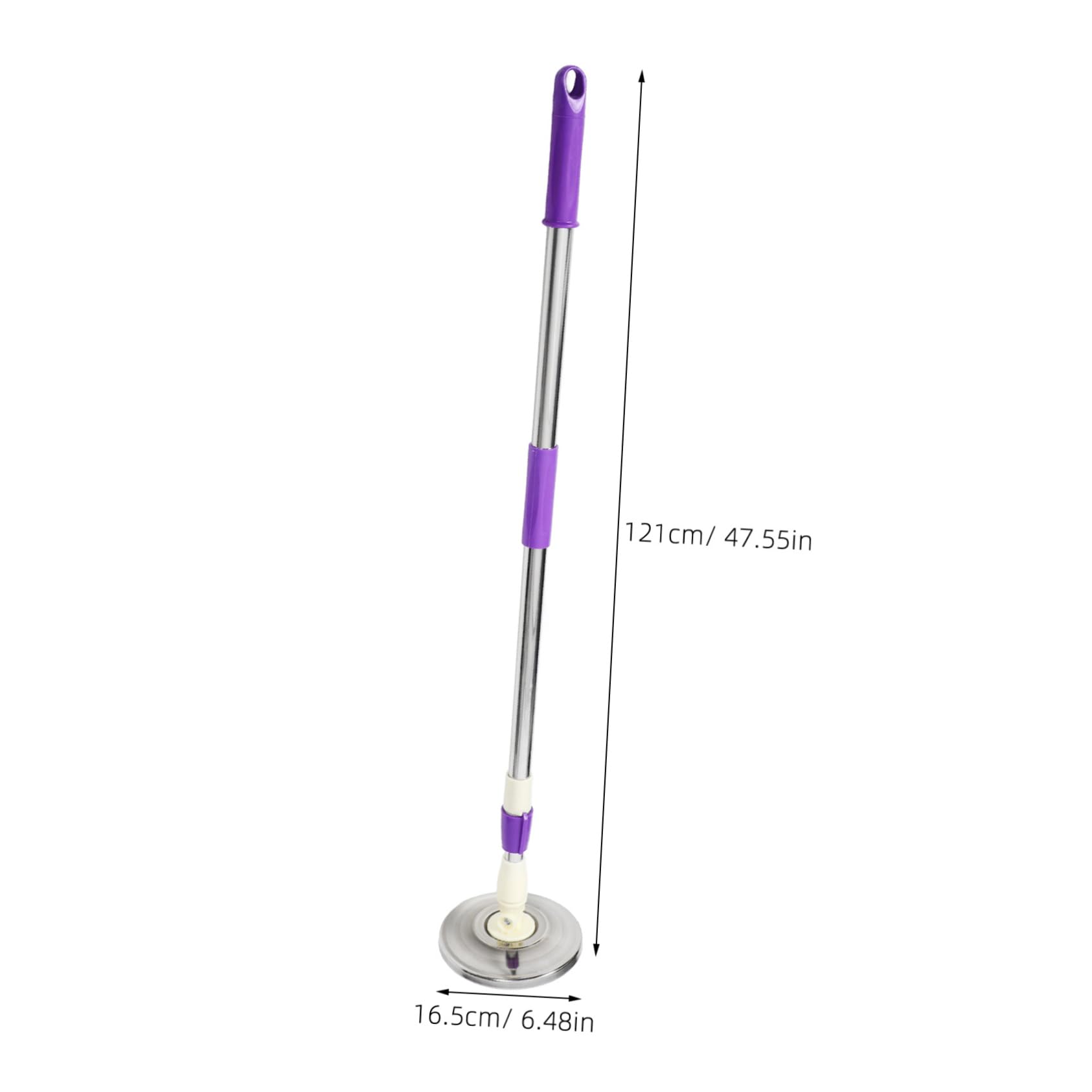 FOMIYES Mop Stick Pole Stainless Steel Mop Rod Replacements for Commercial Cleaning