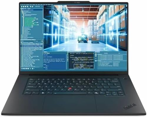 Lenovo ThinkPad P1 Gen 8 21Q80027US 16" Notebook - WQUXGA - 60 Hz - Intel Core Ultra 9 2nd Gen 285H - vPro Technology - Intel Evo Platform - 64 GB - 2 TB SSD - English Keyboard - Black - Chip - 3840 x
