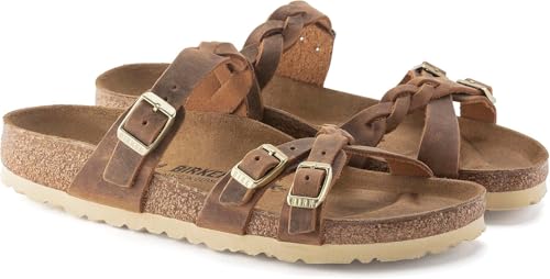 Birkenstock 1024052142 Franca Br Cognc Oil LTR R 424