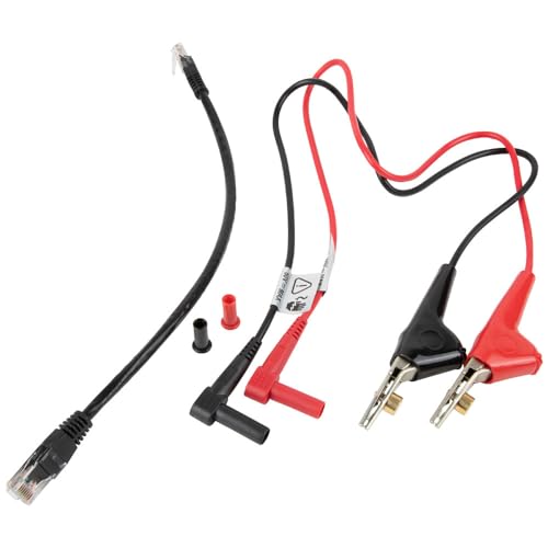 Image of Klein Tools VDV999-920 Replacement Cables for Klein Tools Digital Tone Generator Cat. No. VDV500-163, Leads with Alligator Clips and RJ45, RJ11, RJ12 Ethernet Cable