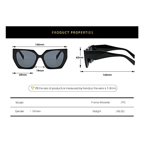 Retro Polygon Cat Eye Sunglasses Women Sunglasses Vintage Gradient Shades UV400 Men Sun Glasses2