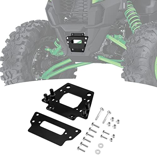 Front Winch Mounting Kit: Kawasaki Mule SX 4x4 2017 | Iron Balti - View #2