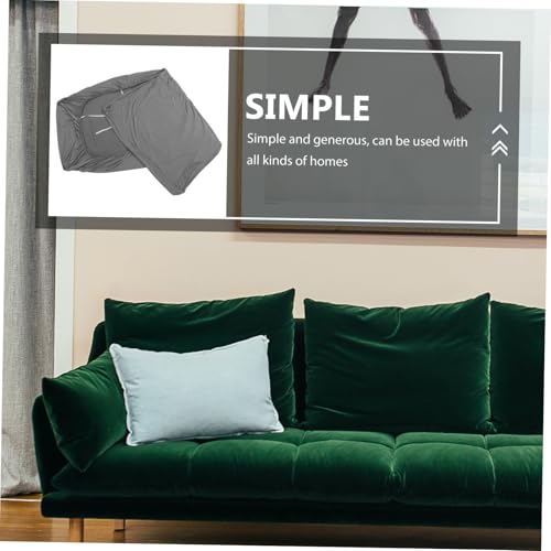 Housse de canapé méridienne extensible gris pour protéger votre salon - 8