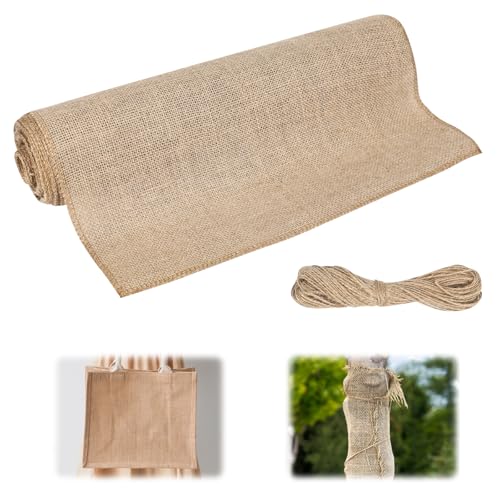 elthmpr Jute Pflanzenschutz Winter - 6Mx40CM Baum Winterschutz Pflanzen Außen, Pflanzenschutz Winter für Frostschutz und Feuchtigkeitfrostschutz Pflanzen