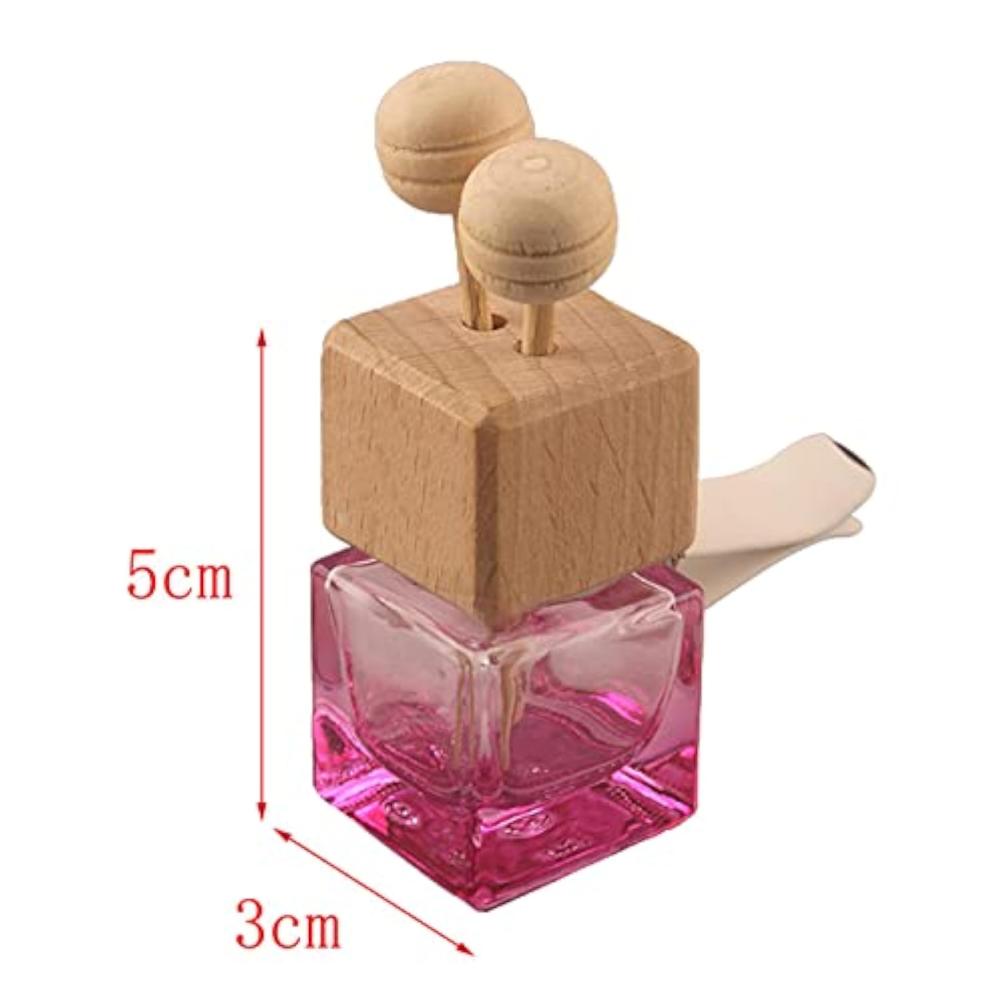 Car Aromatherapy Diffuser Bottles, 4-Piece Set