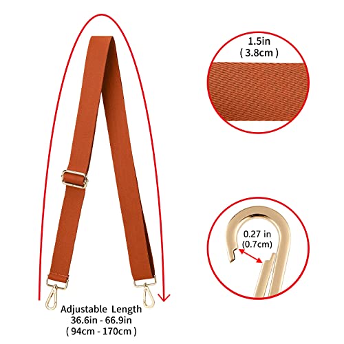 Image of ZOOEASS Wide Shoulder Strap (Solid),Adjustable Replacement Belt Crossbody Canvas Bag Handbag